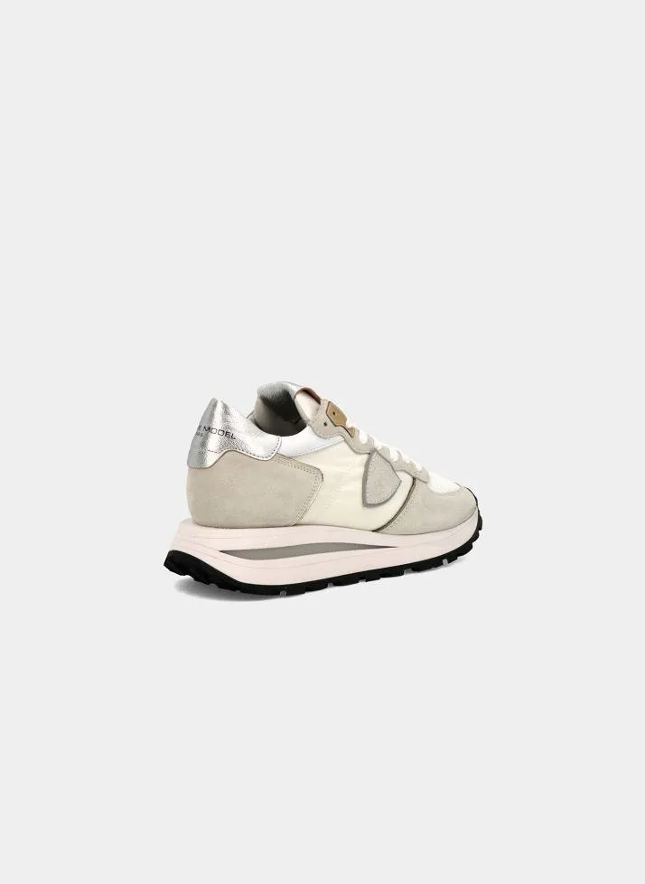 Philippe Model | Tropez Haute Low - White and Silver sold by Sister & Co product image thumbnail 5