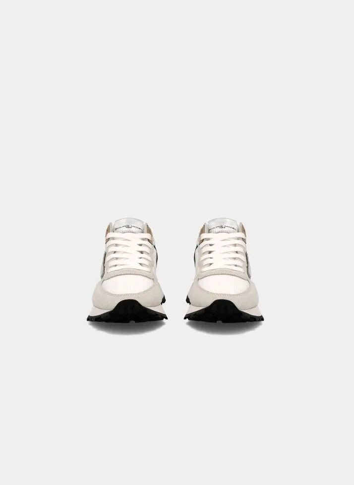 Philippe Model | Tropez Haute Low - White and Silver sold by Sister & Co product image thumbnail 3