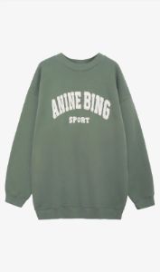 Anine Bing | Tyler Sweatshirt - Artichoke sold by Sister & Co