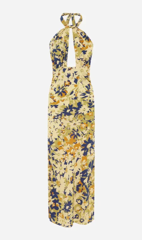 Soleil Soleil | Paloma Dress - Kipos Silk sold by Sister & Co