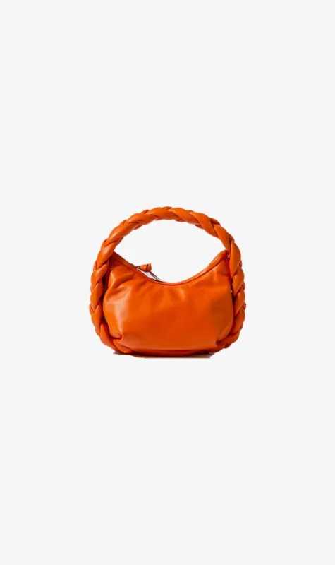 Hereu | Espiga Mini Plaited Crossbody Bag - Orange sold by Sister & Co