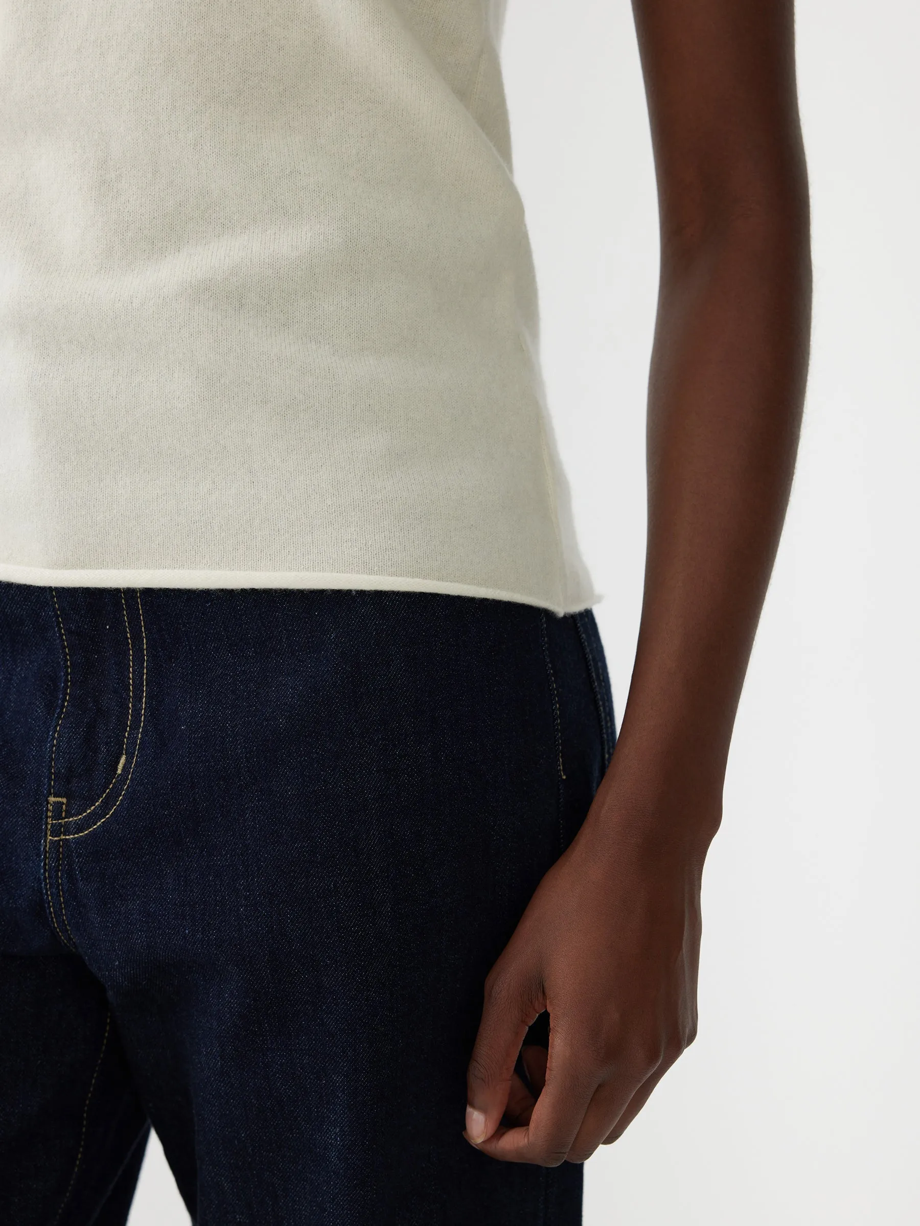 Bassike | Wool Cashmere Knit Cami - Natural sold by Sister & Co product image thumbnail 5