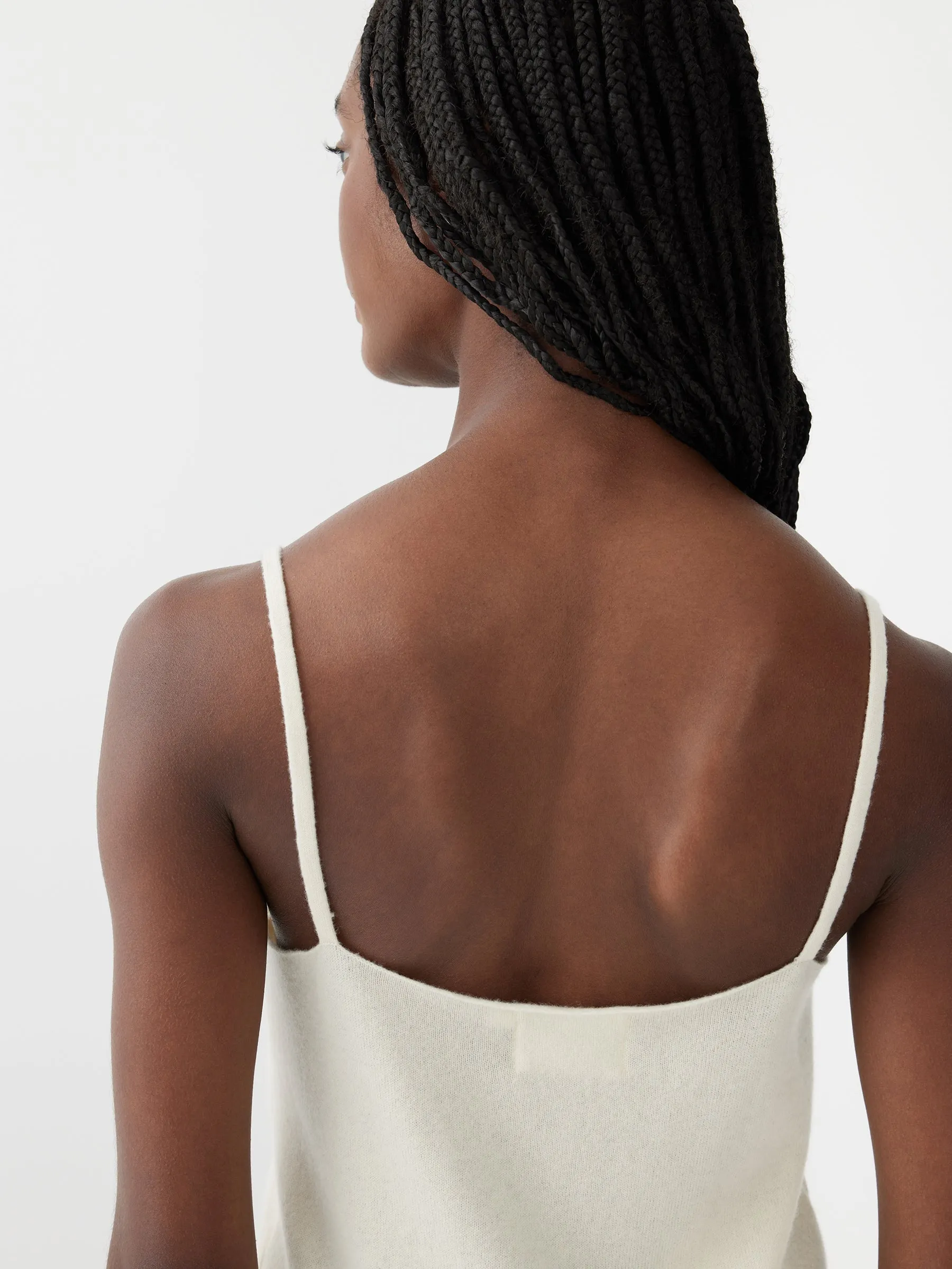 Bassike | Wool Cashmere Knit Cami - Natural sold by Sister & Co product image thumbnail 3