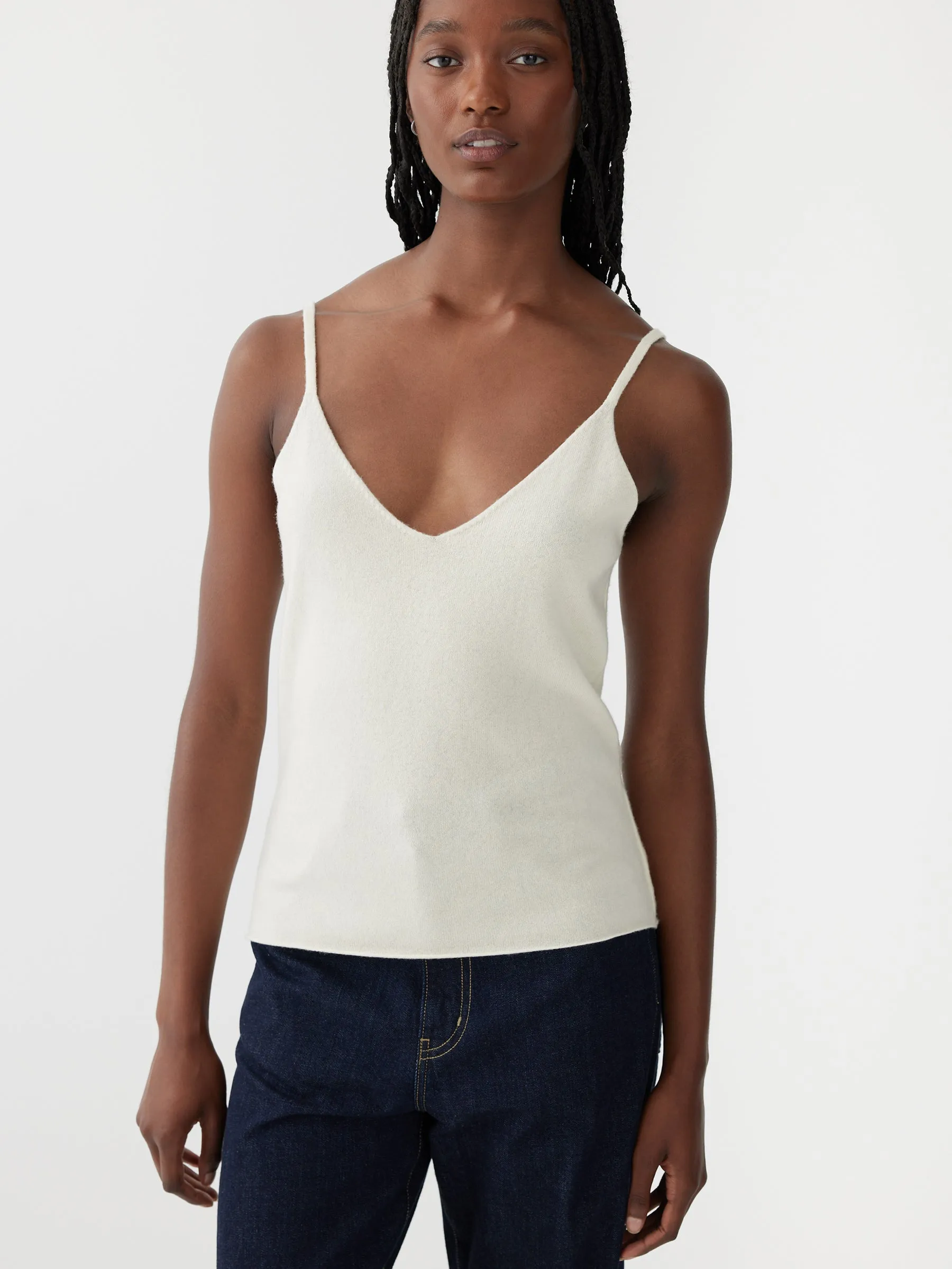 Bassike | Wool Cashmere Knit Cami - Natural sold by Sister & Co product image thumbnail 4