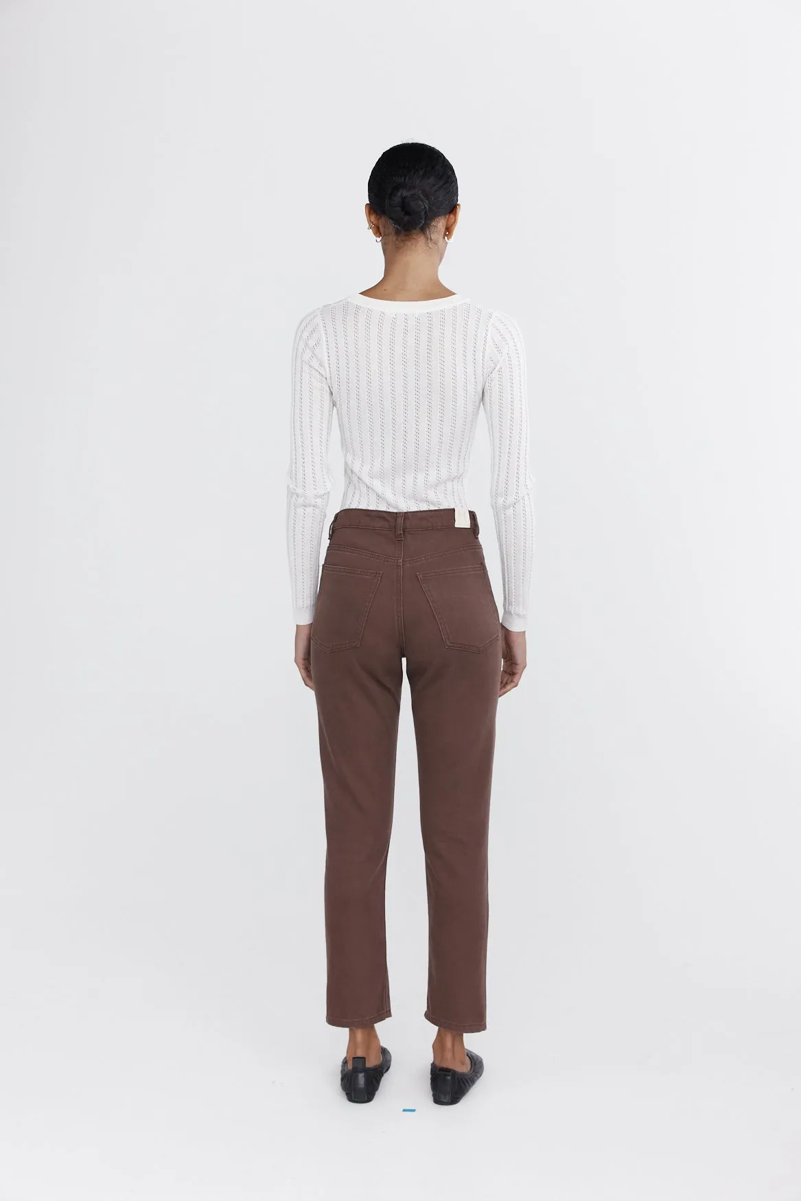 Marle | Straight Leg Jean - Washed Plum sold by Sister & Co product image thumbnail 4