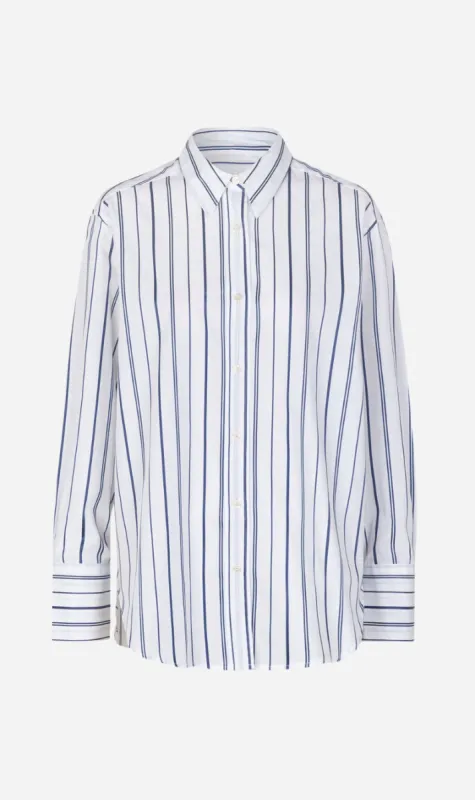 Samsoe Samsoe | Salovas Shirt - True Navy St. sold by Sister & Co