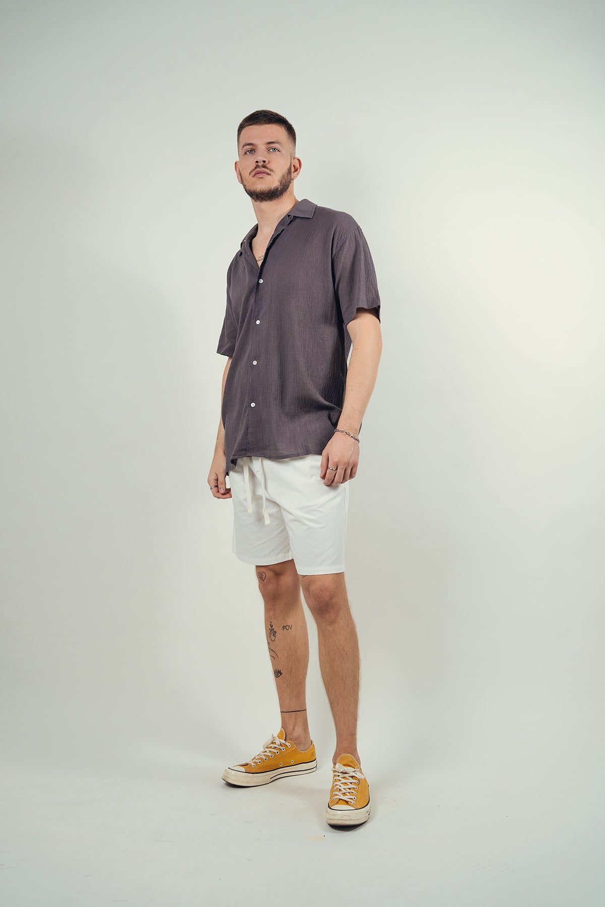 Kore Studios | Island S/S Shirt - Ashphalt sold by Sister & Co product image thumbnail 3