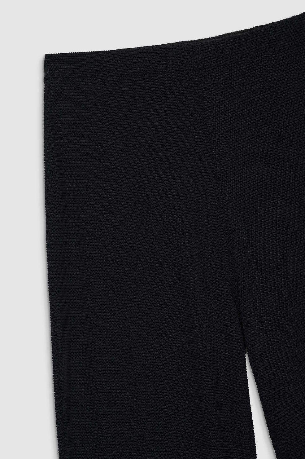 Anine Bing | Billie Pant - Black Waffle sold by Sister & Co product image thumbnail 4