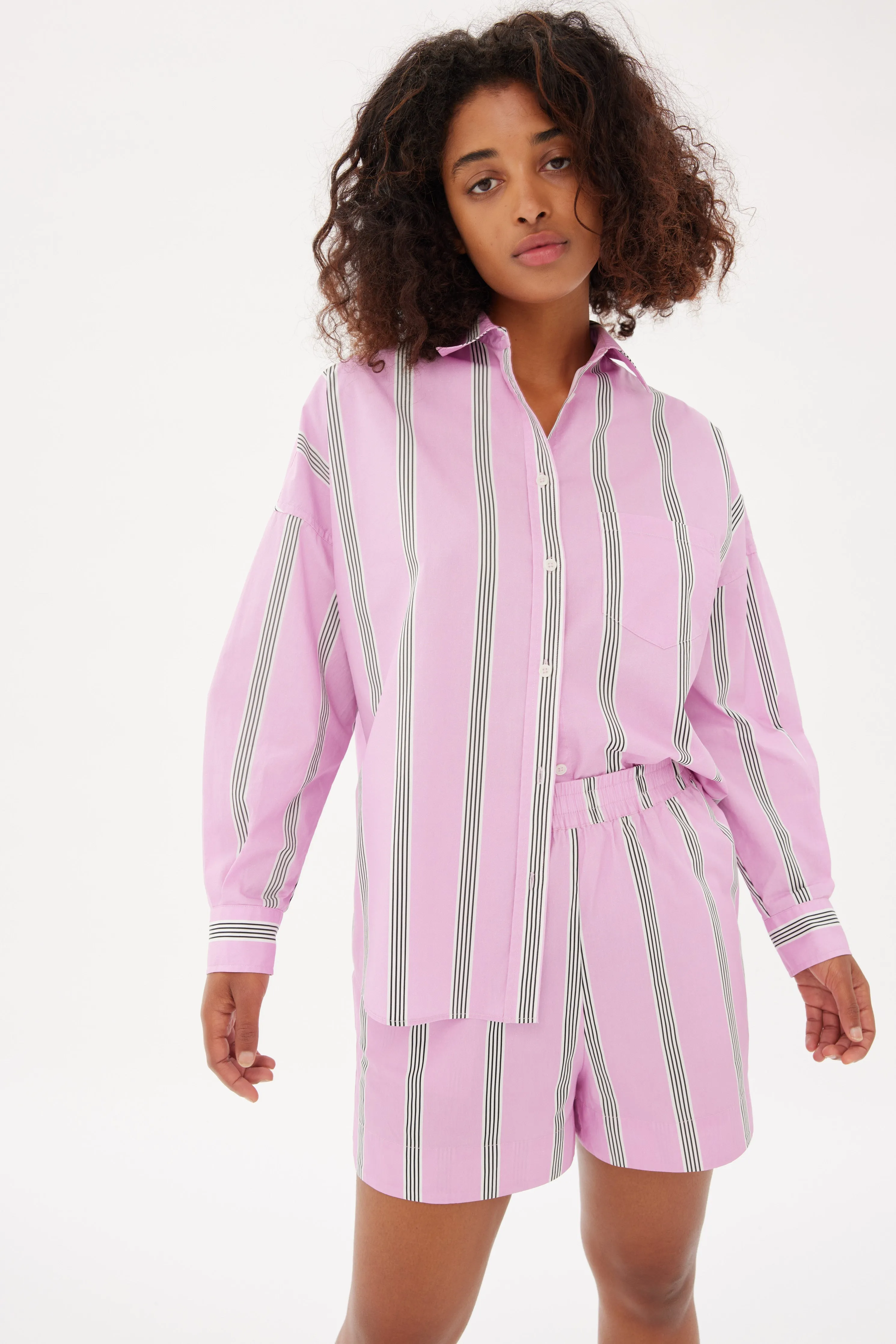 LMND | Chiara Shirt - Pink/White/Black sold by Sister & Co product image thumbnail 2