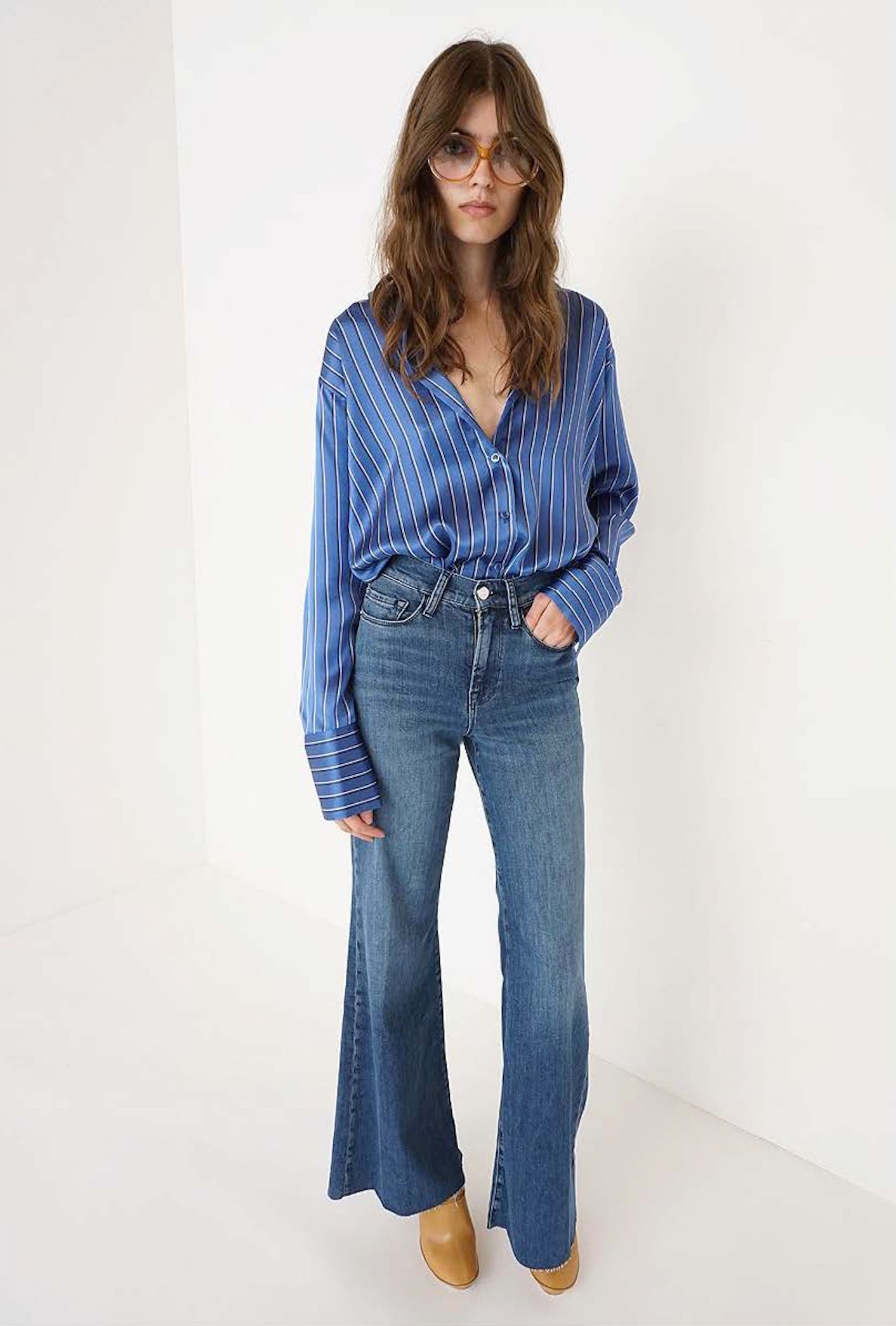 Frame Denim | The Standard Shirt - Slate Blue sold by Sister & Co product image thumbnail 2