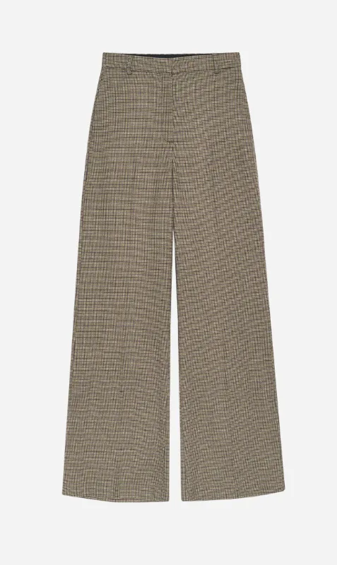Anine Bing | Lyra Trouser - Mini Houndstooth sold by Sister & Co