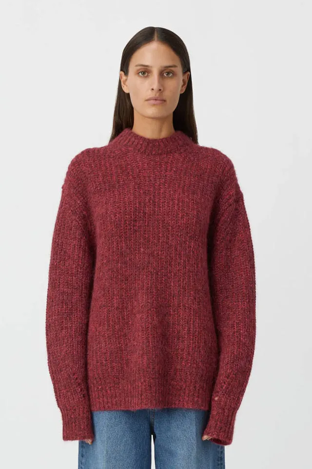 Camilla And Marc | Tasmin Boyfriend Jumper - Magenta sold by Sister & Co product image thumbnail 2