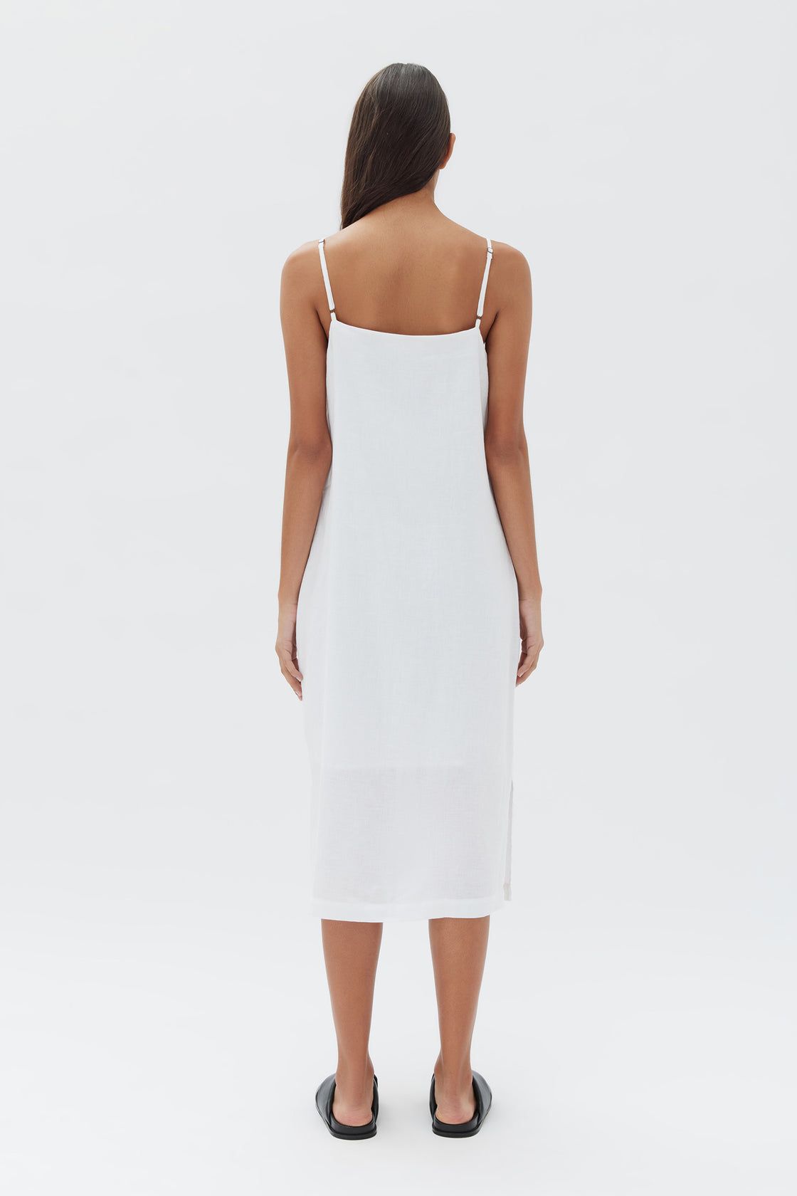 Assembly Label | Linen Slip Dress - White sold by Sister & Co product image thumbnail 4