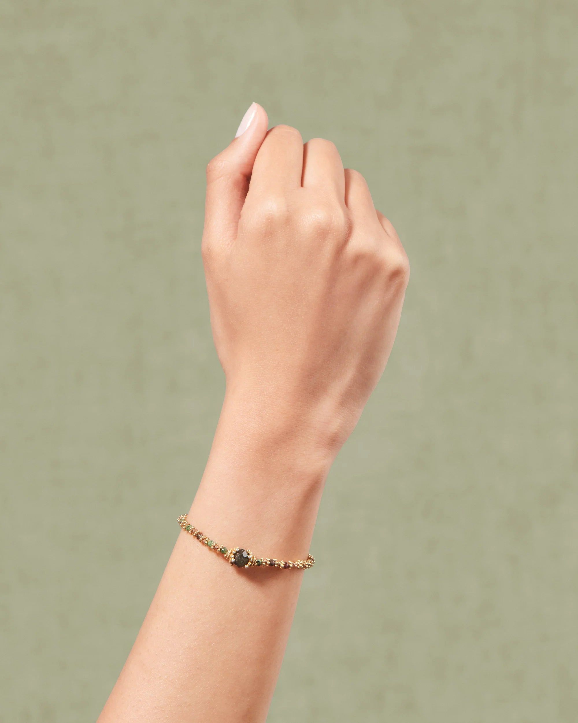 Tityaravy | Adhiya Bracelet - Ruby Zoisite/Tourmaline sold by Sister & Co product image thumbnail 3