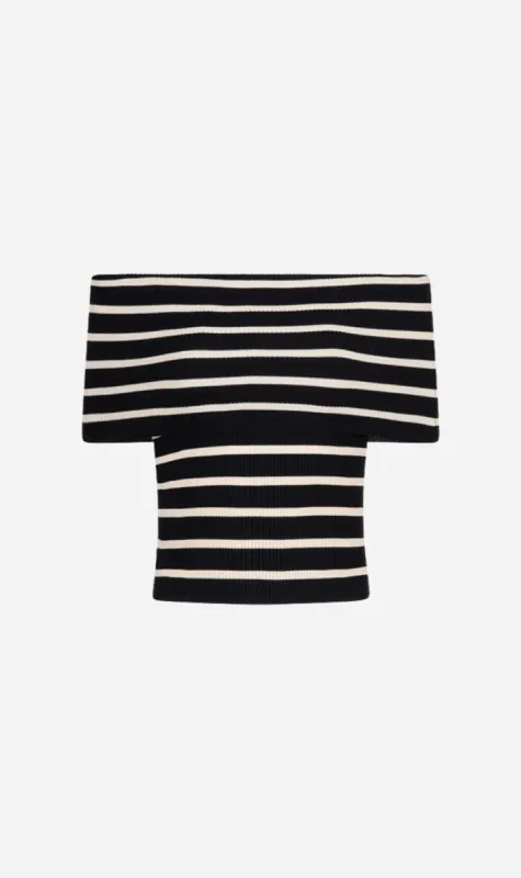 Vanessa Bruno | Clotilde Sweater - Noir/Ecru sold by Sister & Co