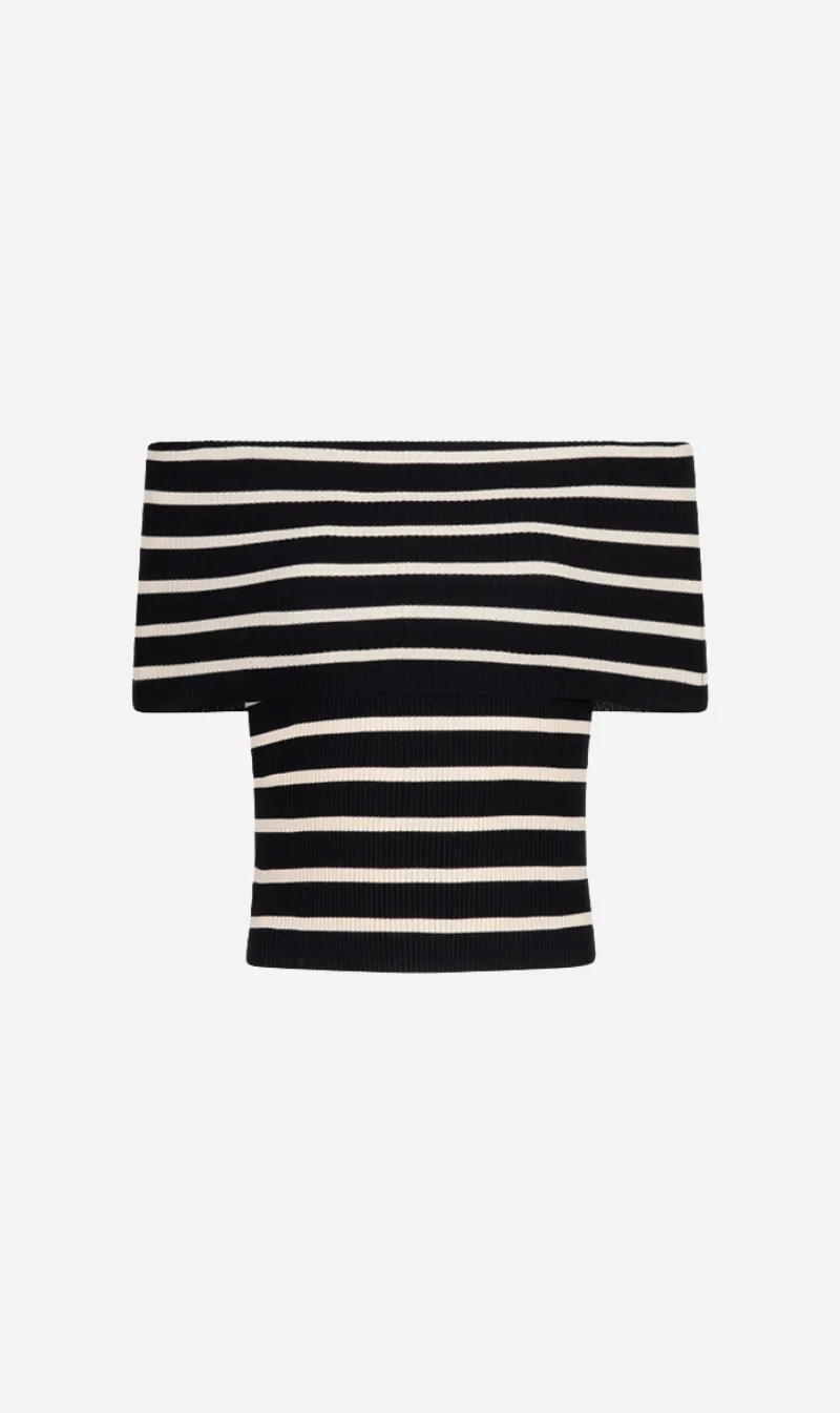 Vanessa Bruno | Clotilde Sweater - Noir/Ecru sold by Sisters & Co