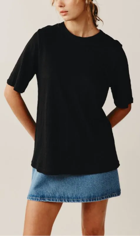 Marle | Kenna Tee - Black sold by Sister & Co
