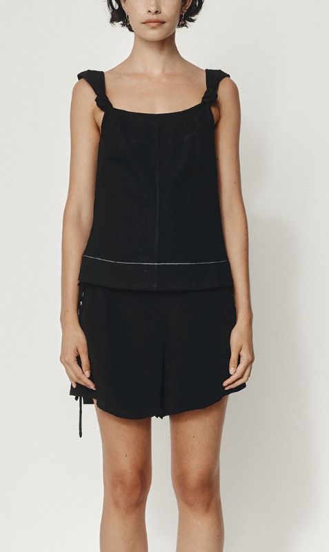 Marle | Tess Top - Black sold by Sister & Co