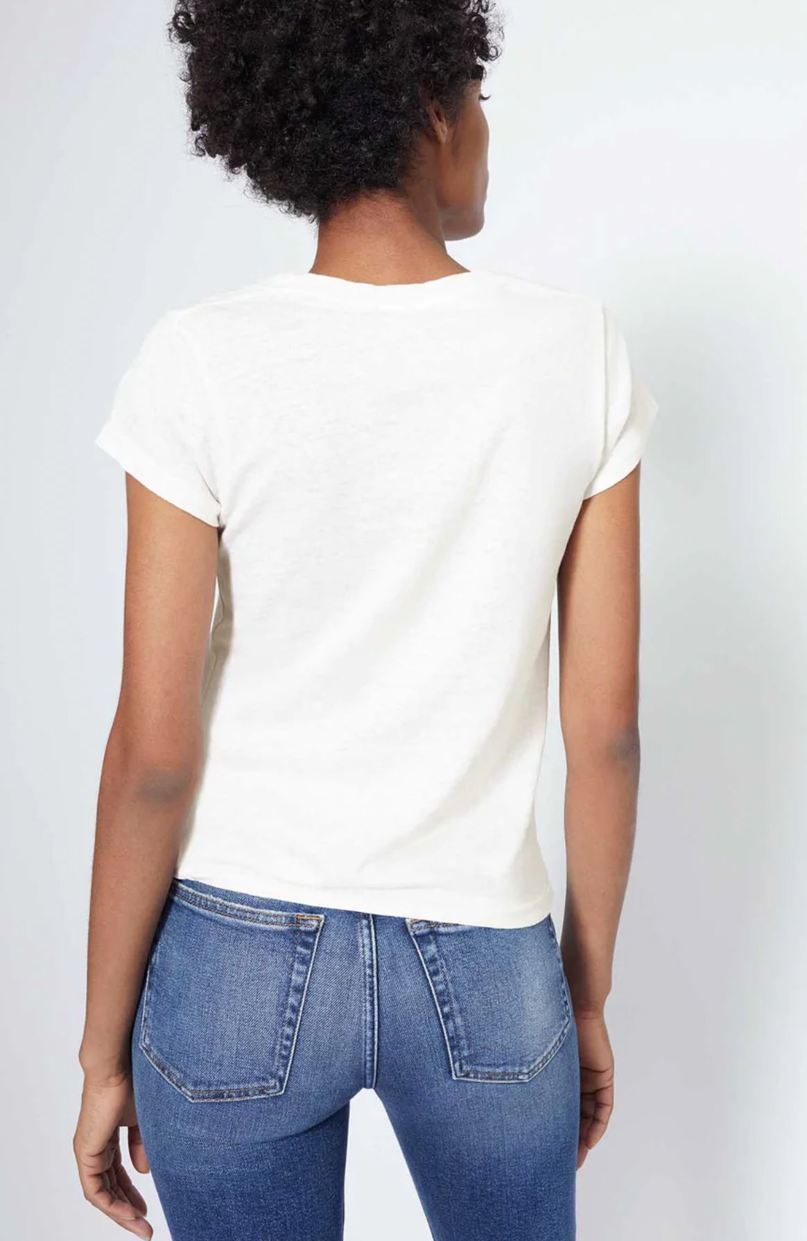 RE/DONE | 60s Slim Tee - Vintage White sold by Sister & Co product image thumbnail 5
