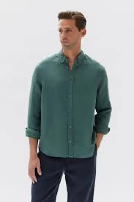 Assembly Label | Casual Long Sleeve Shirt - Lagoon sold by Sister & Co