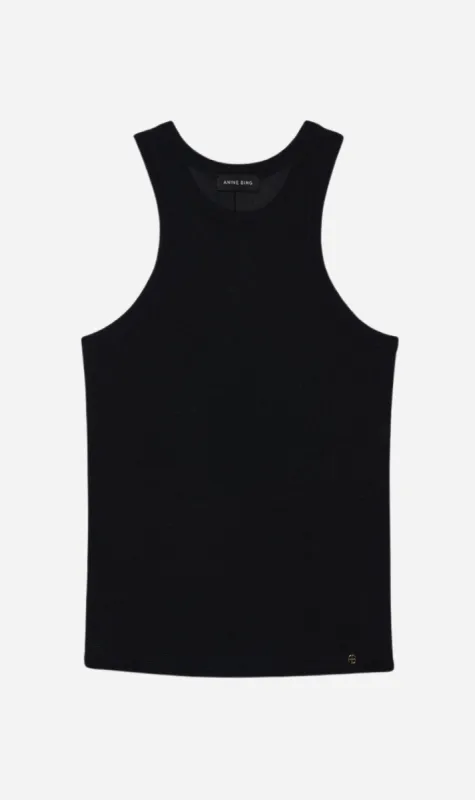 Anine Bing | Noel Top - Black sold by Sister & Co