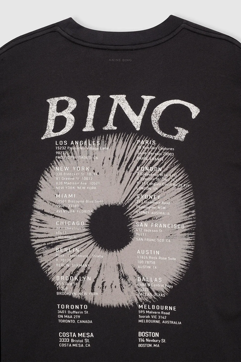 Anine Bing | Walker Tee Band - Black sold by Sister & Co product image thumbnail 5