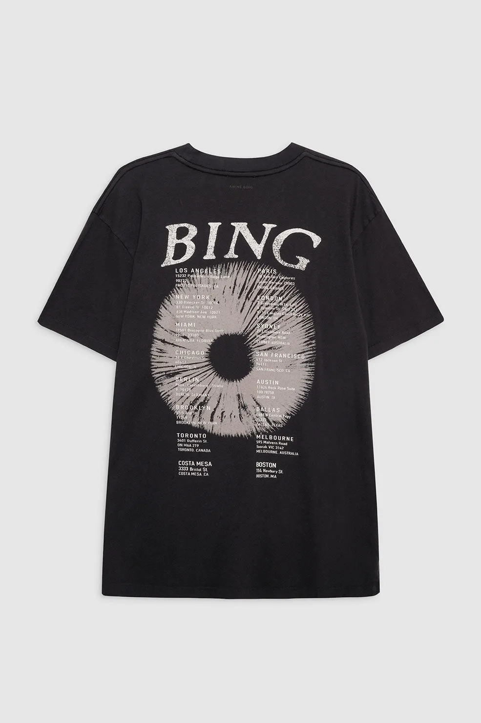 Anine Bing | Walker Tee Band - Black sold by Sister & Co product image thumbnail 4