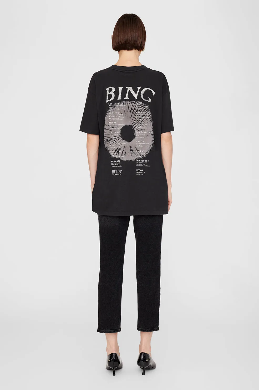 Anine Bing | Walker Tee Band - Black sold by Sister & Co product image thumbnail 3
