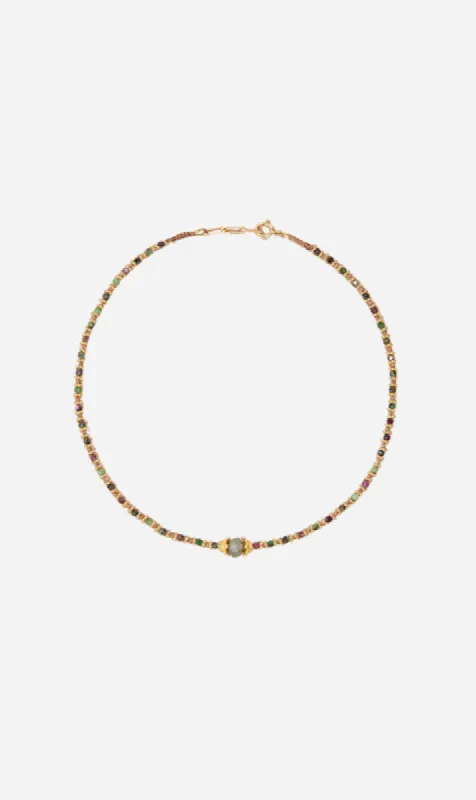 Tityaravy | Collier Adhiya - Rubis Zoi/Tourm sold by Sister & Co