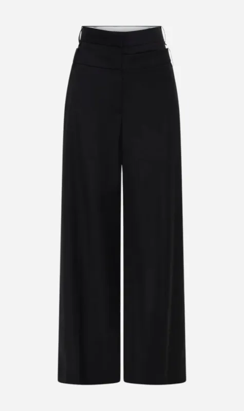 Camilla and Marc | Ore Man Style Pant - Black sold by Sister & Co