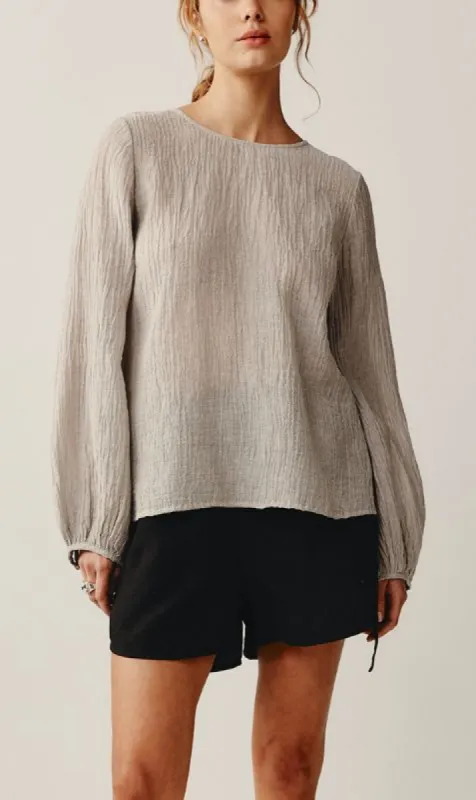Marle | Everly Top - Pumice sold by Sister & Co