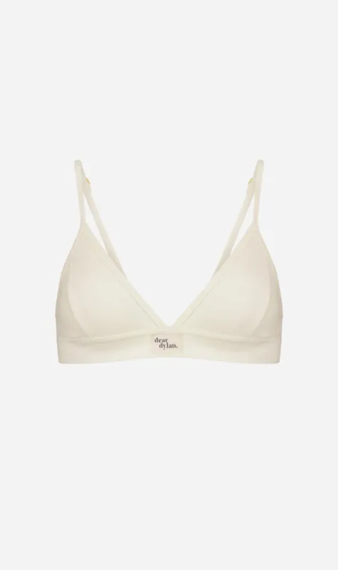Dear Dylan | Organic Bralette - Ivory sold by Sister & Co
