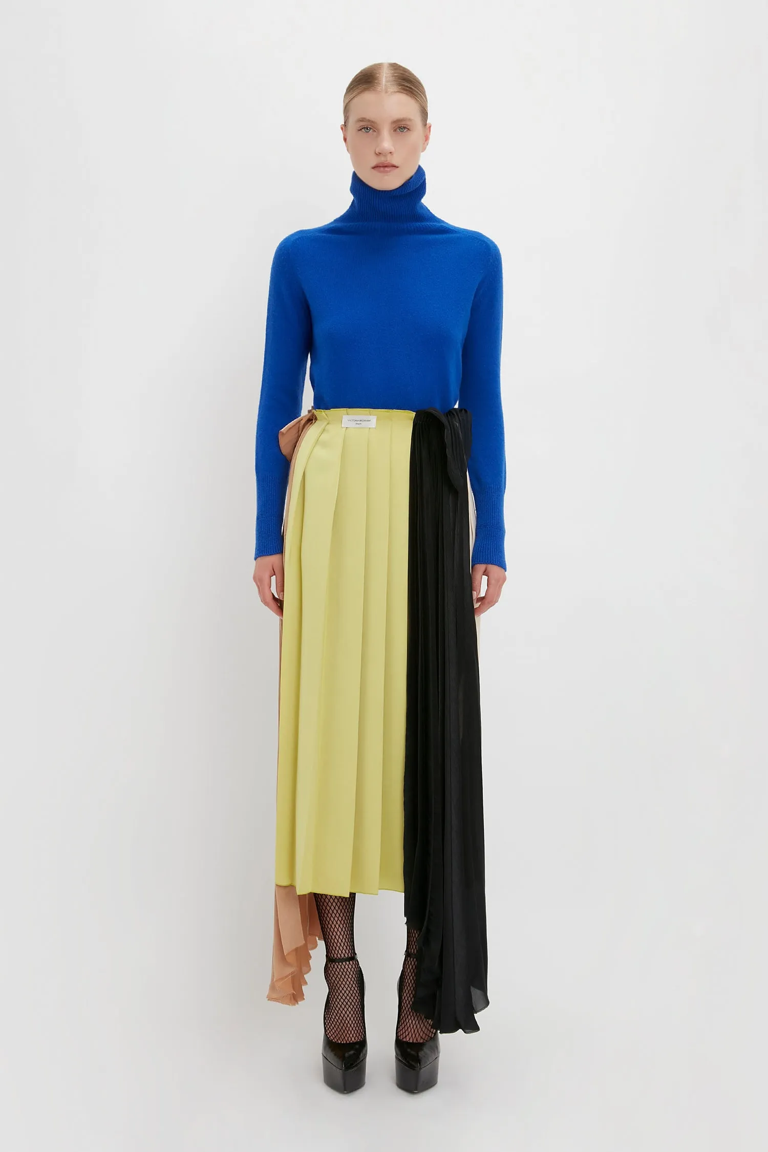 Victoria Beckham | Polo Neck Jumper - Saphire Blue sold by Sister & Co product image thumbnail 3