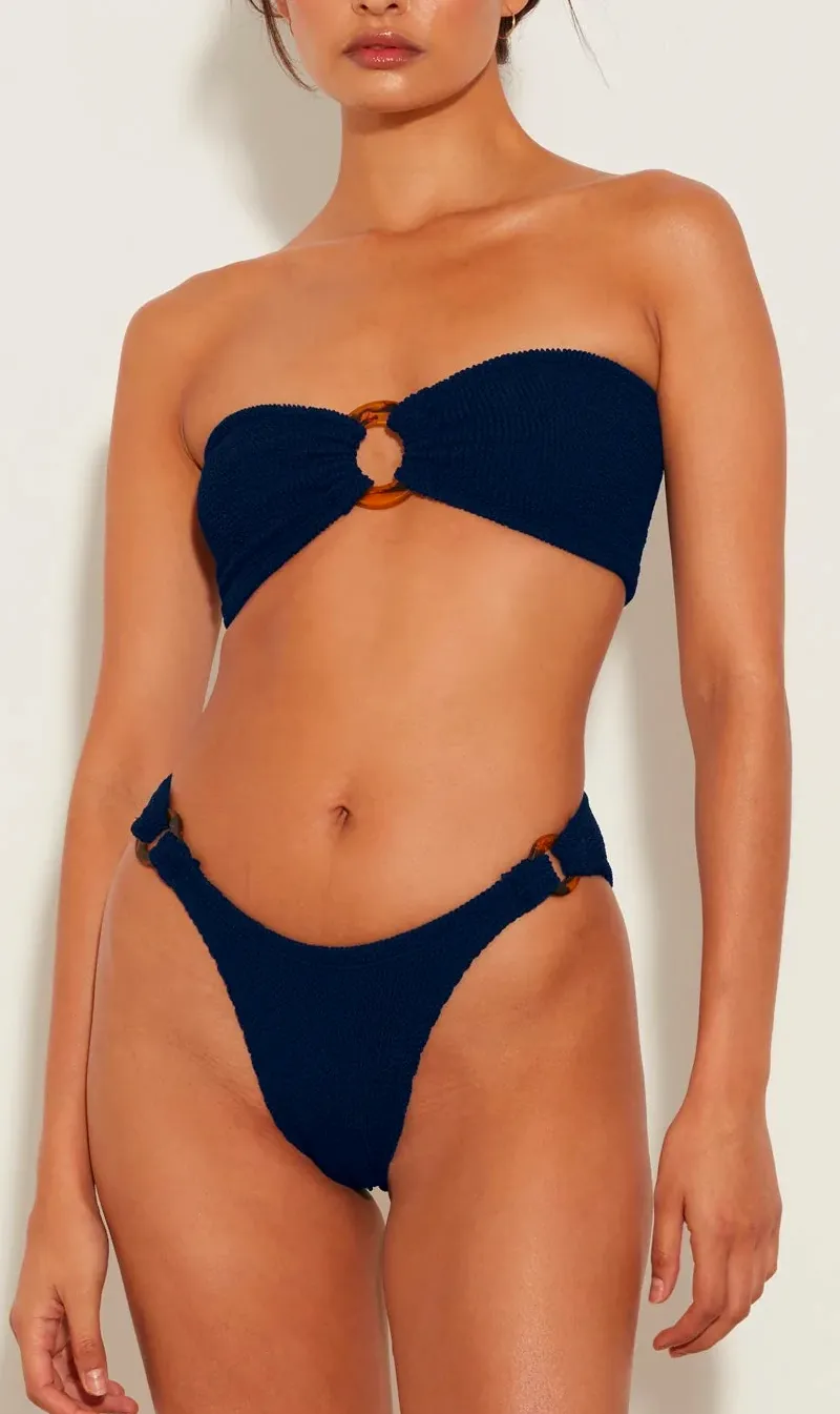 Hunza G | Gloria Bikini - Navy sold by Sister & Co