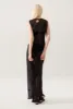 Silk Laundry | Feather Dress - Black sold by Sister & Co