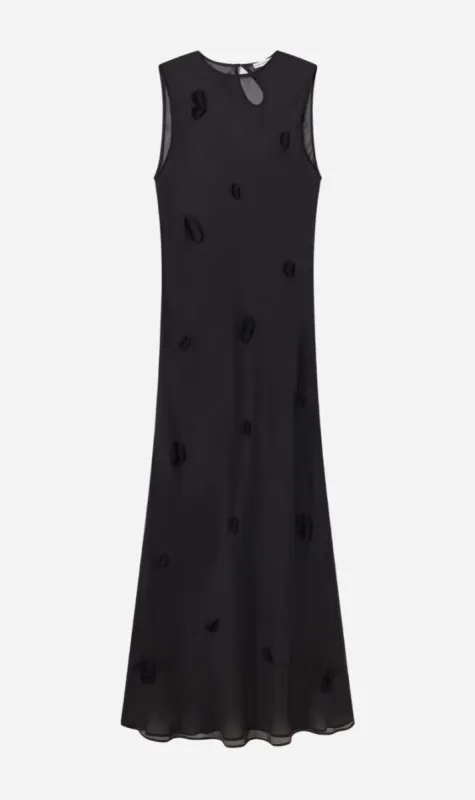 Silk Laundry | Feather Dress - Black sold by Sister & Co