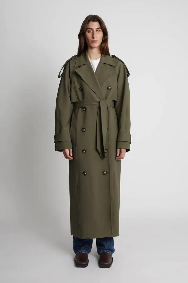 Camilla and Marc | Mateo Trench - Willow Green sold by Sister & Co product image thumbnail 5