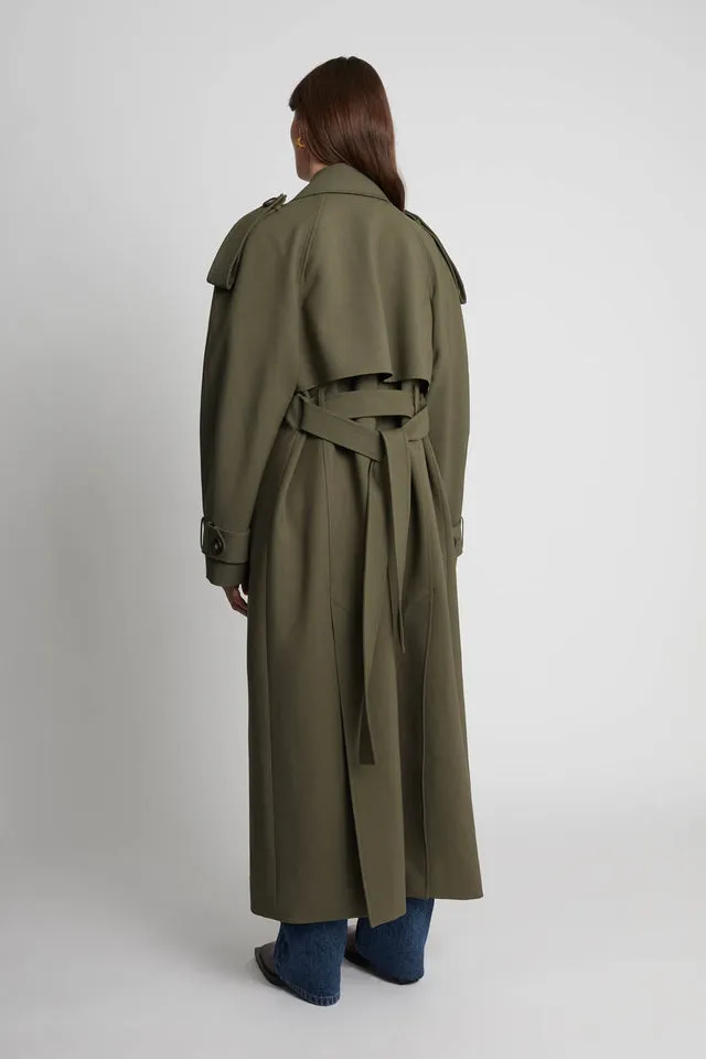 Camilla and Marc | Mateo Trench - Willow Green sold by Sister & Co product image thumbnail 4