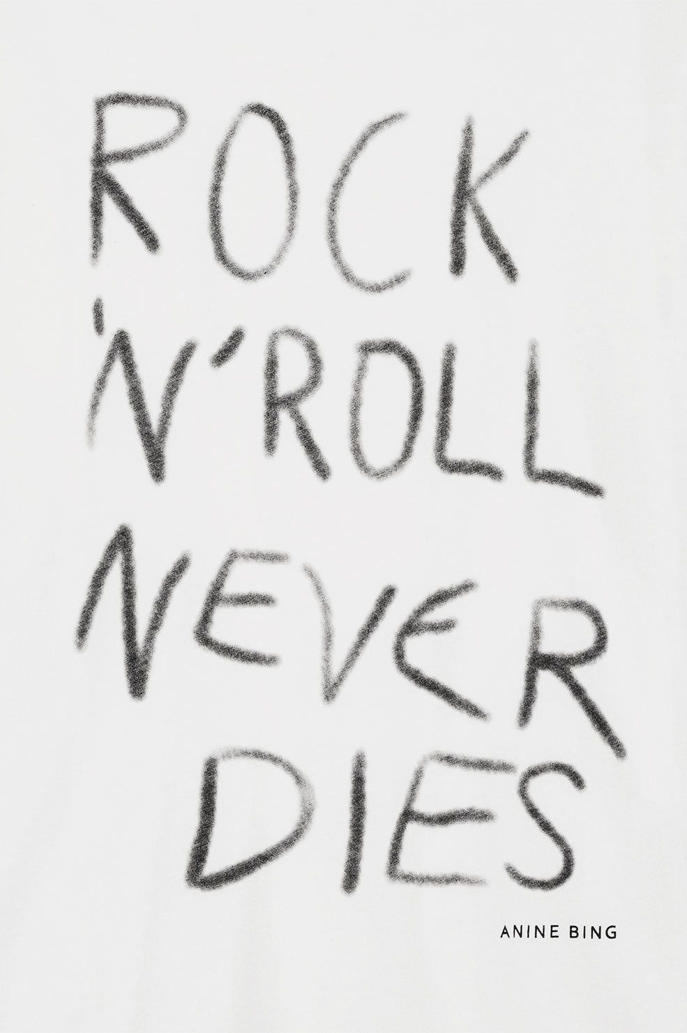 Anine Bing | Walker Tee Rock N Roll - Ivory sold by Sister & Co product image thumbnail 3
