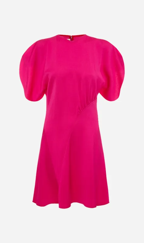 Victoria Beckham | Cap Sleeve Mini Dress - Fuchsia sold by Sister & Co