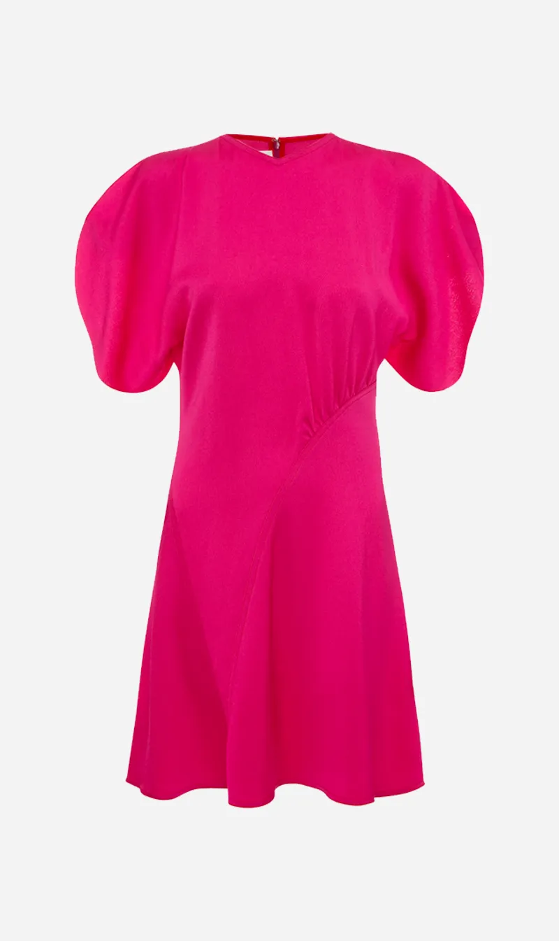 Victoria Beckham | Cap Sleeve Mini Dress - Fuchsia sold by Sister & Co