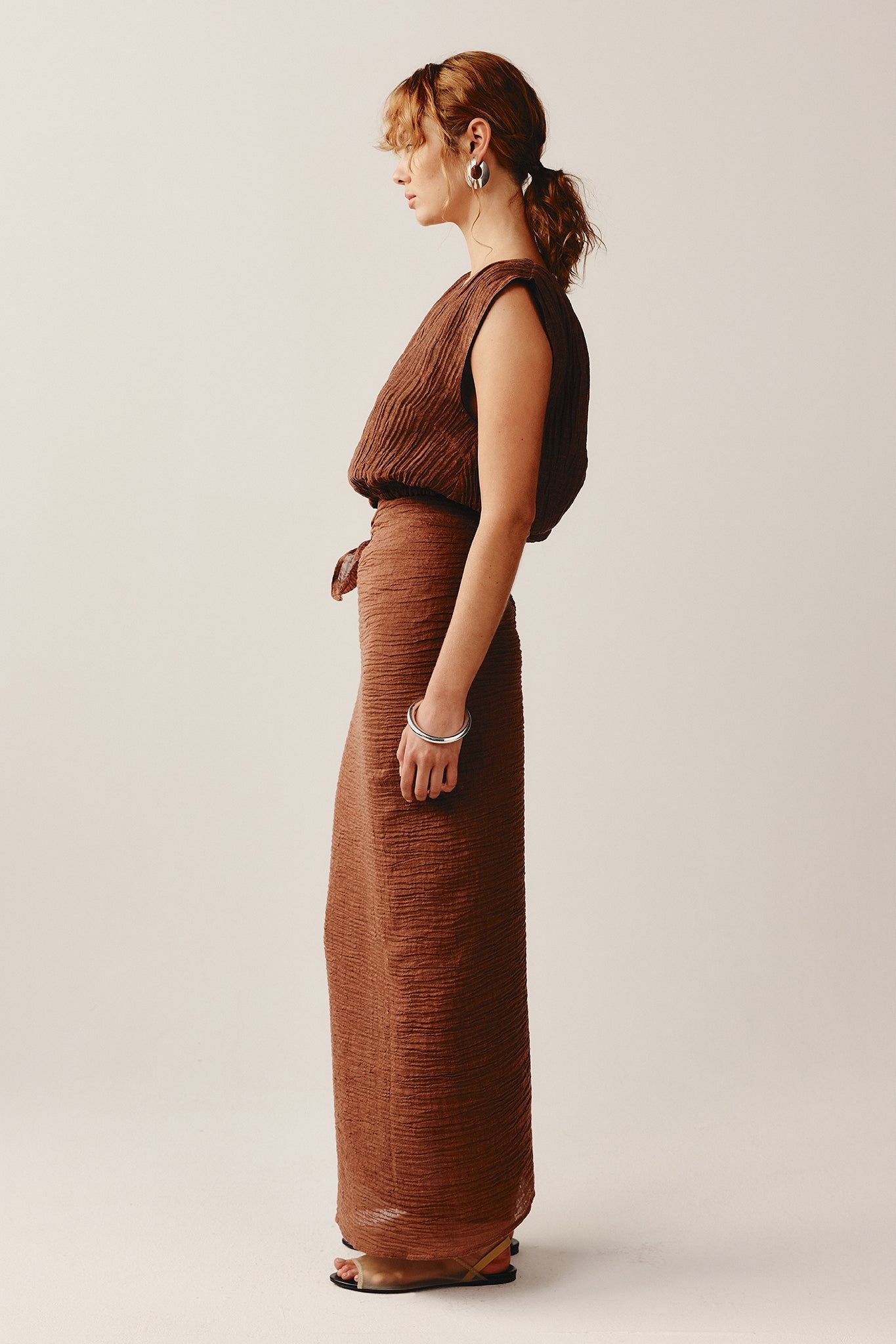 Marle | New Luca Top - Clay/Black sold by Sister & Co product image thumbnail 3