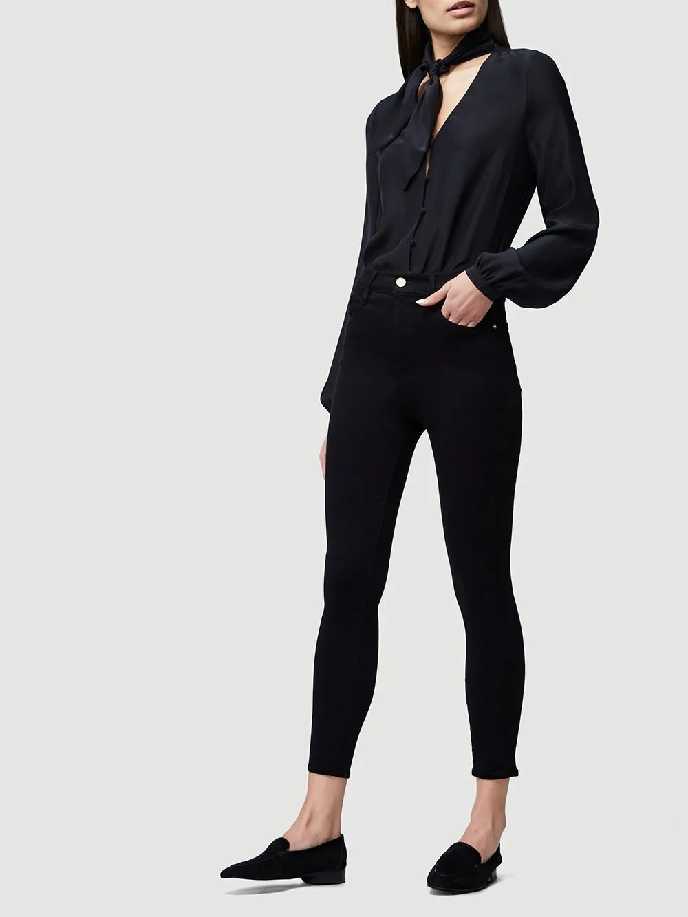 Frame Denim | Le Color Crop - Film Noir sold by Sister & Co product image thumbnail 2