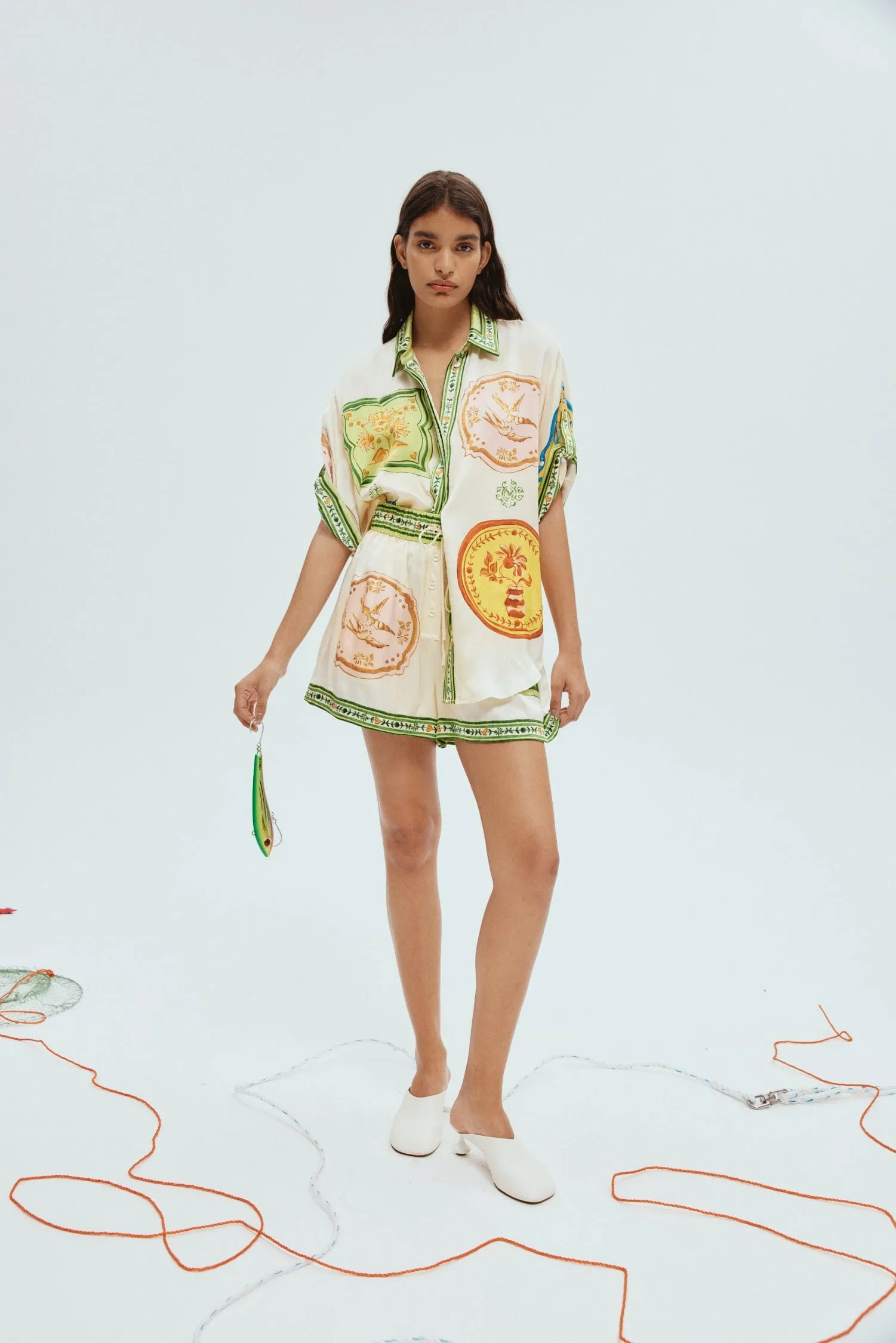 Alemais | Porcelain Silk Shirt - Print sold by Sister & Co product image thumbnail 4