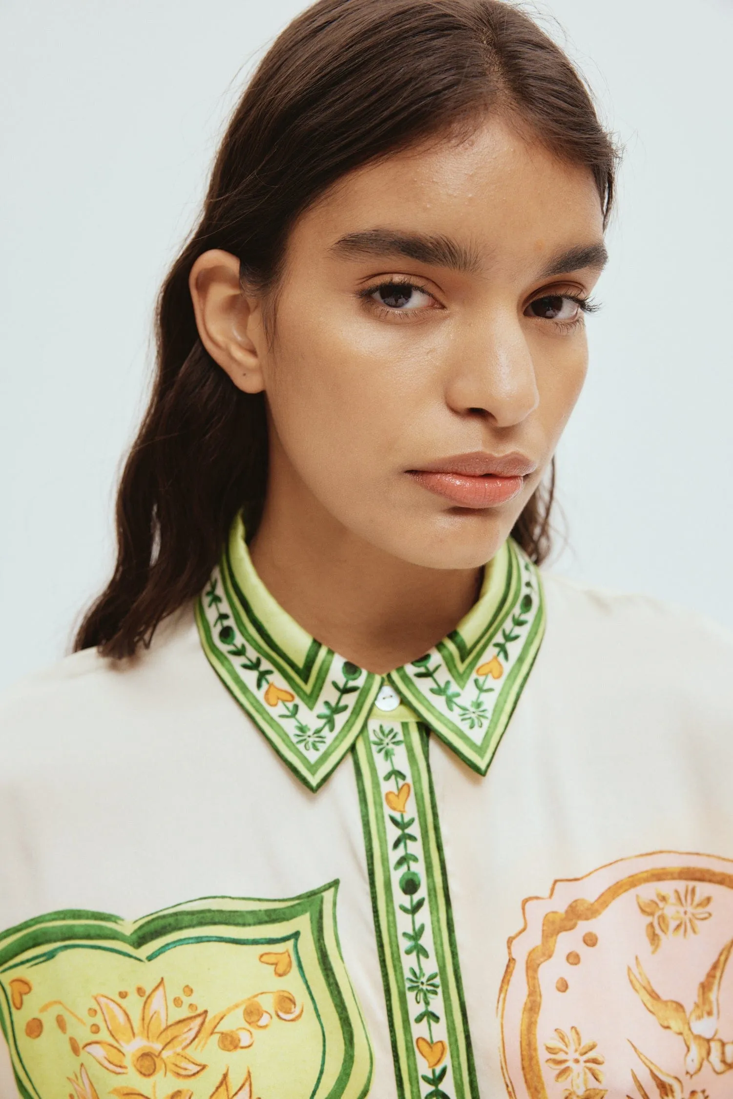 Alemais | Porcelain Silk Shirt - Print sold by Sister & Co product image thumbnail 3