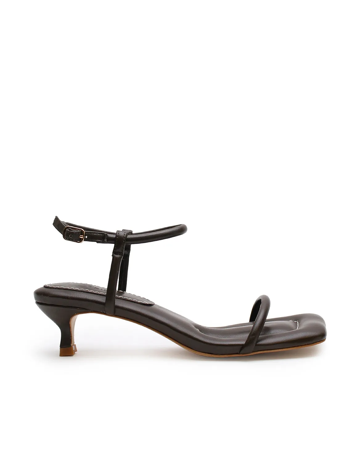 La Tribe | Padded Kitten Heel - Earth sold by Sister & Co product image thumbnail 4