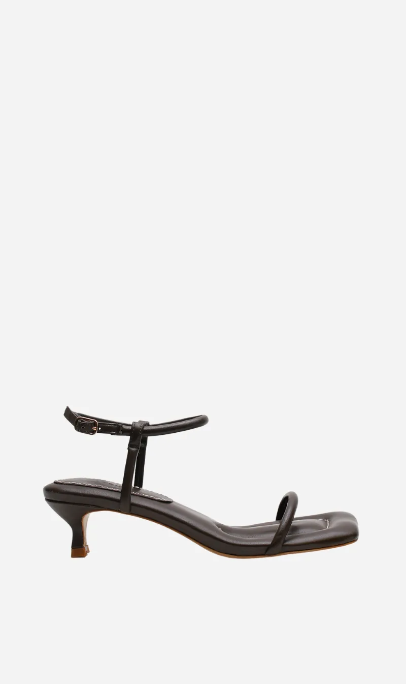 La Tribe | Padded Kitten Heel - Earth sold by Sister & Co