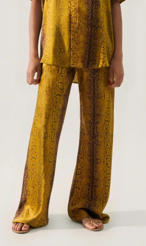 Silk Laundry | Bias Cut Pants - Snake Skin sold by Sister & Co