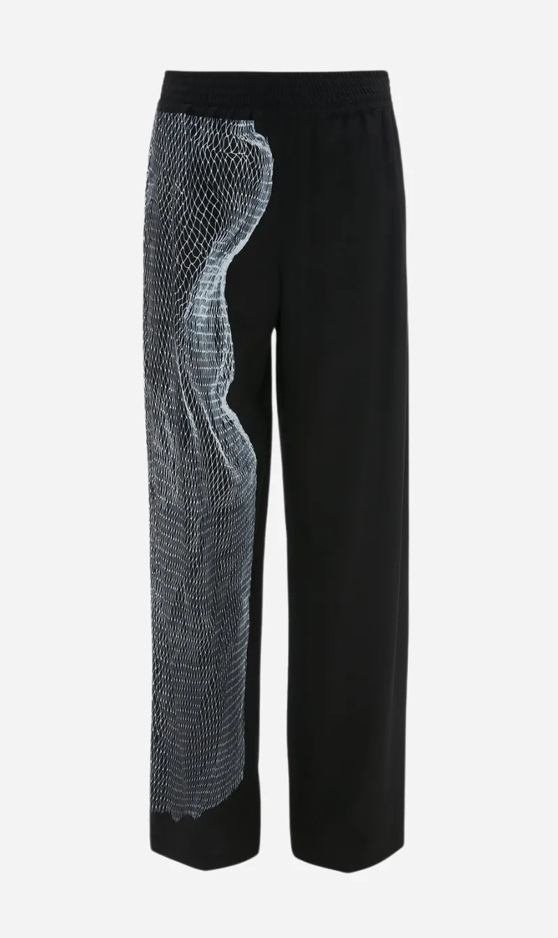 Victoria Beckham | Pyjama Trouser - Black/White sold by Sister & Co