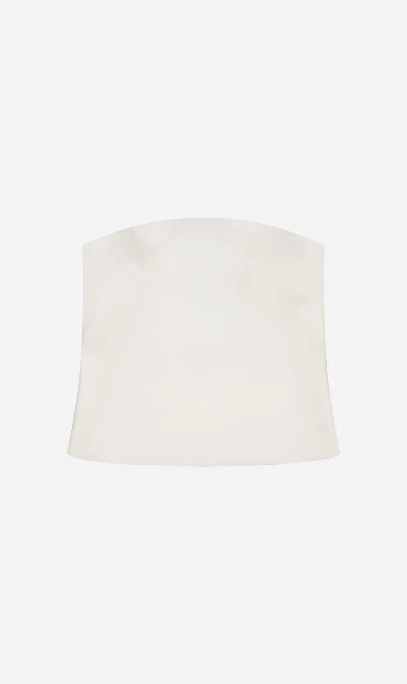 Rebe | Strapless Top - Ivory sold by Sisters & Co